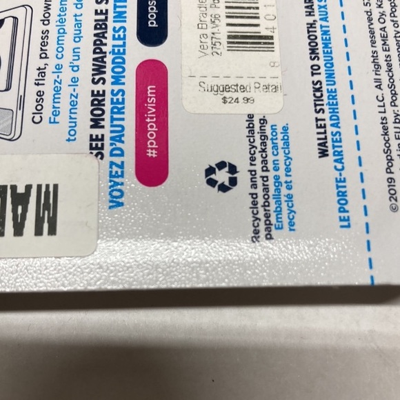 Vera Bradley Pop Wallet Canopy Birdies Pattern - Picture 6 of 8